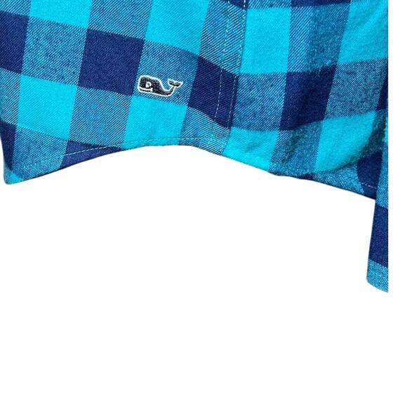 Vineyard Vines Womens Performance Relaxed Long Sleeve Button Down Flannel Size 0 - Picture 5 of 7
